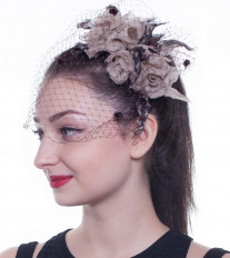 Ободок с вуалью - превью 1