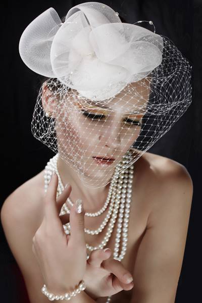 Свадебная шляпка для невесты