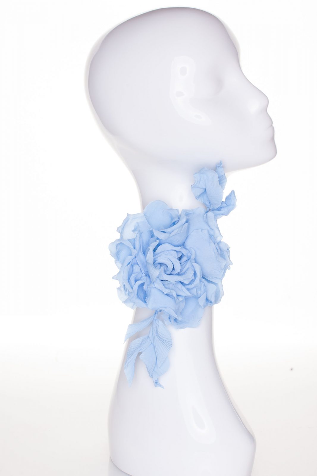 Брошь цветок на шею чокер S21079