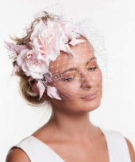 Свадебная шляпка вуалетка - превью 1