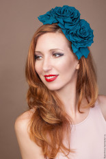 Ободок с цветами - превью 1