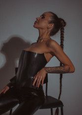 Корсет кожаный. Корсет из натуральной кожи - превью 1