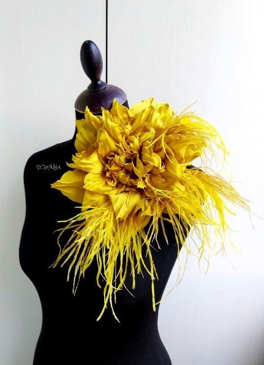 Брошь-зажим в виде розы «Персиковый аромат» - 1