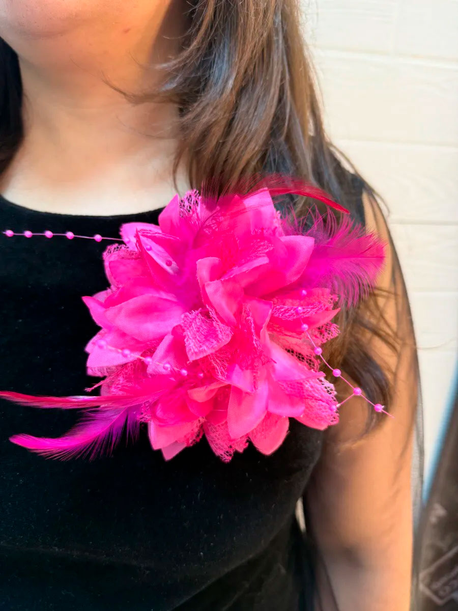 Брошь цветок из бисера для одежды и аксессуаров - 1