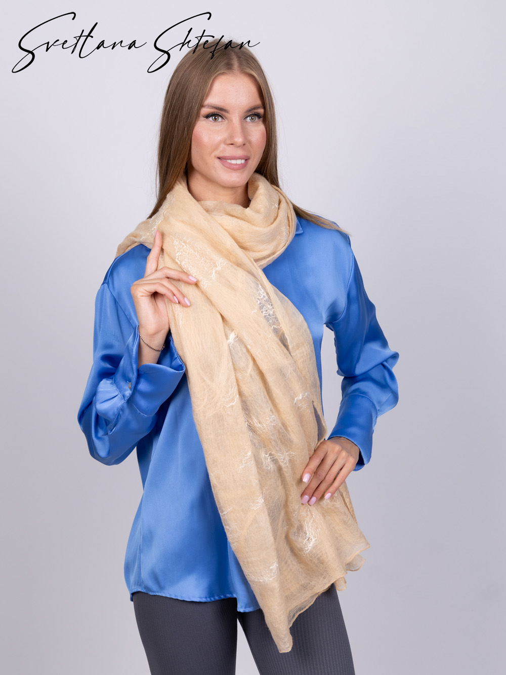 Палантин женский купить - 3