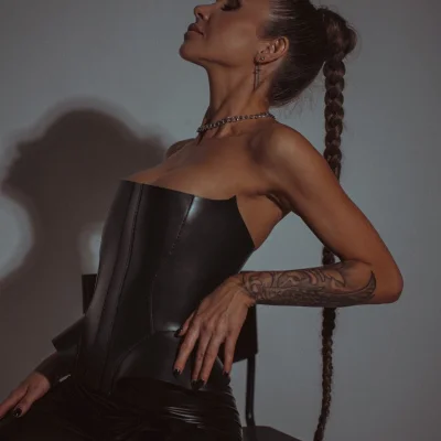 Корсет кожаный. Корсет из натуральной кожи - превью 2