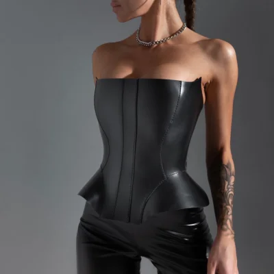 Корсет кожаный. Корсет из натуральной кожи - превью 5