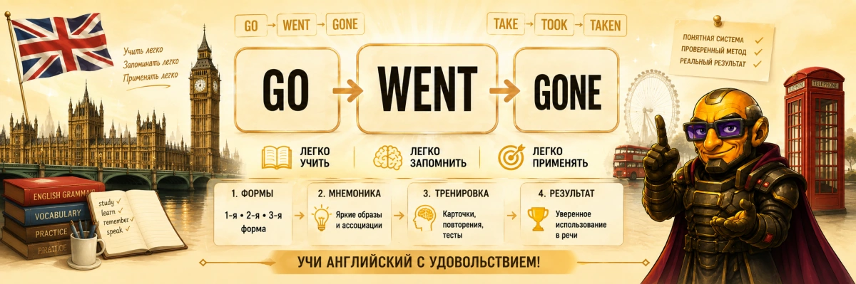 Как выучить неправильные глаголы английского языка
