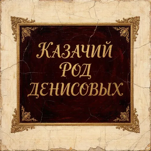 Казачий род Денисовых