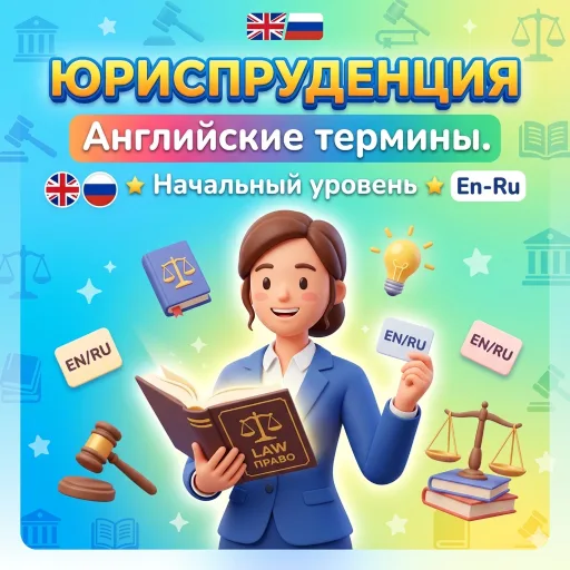 Юриспруденция. Английские термины. Начальный уровень. En-Ru