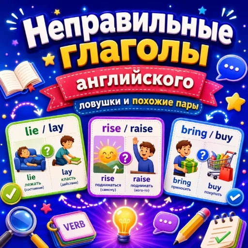Неправильные глаголы английского: ловушки и похожие пары