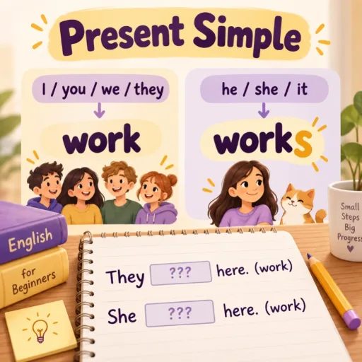 Present Simple: утвердительные предложения - английский для начинающих