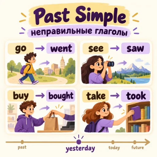 Past Simple - неправильные глаголы
