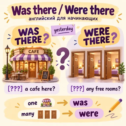 Was there / Were there - английский для начинающих