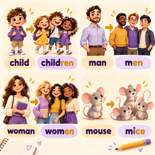 Неправильное множественное число существительных
