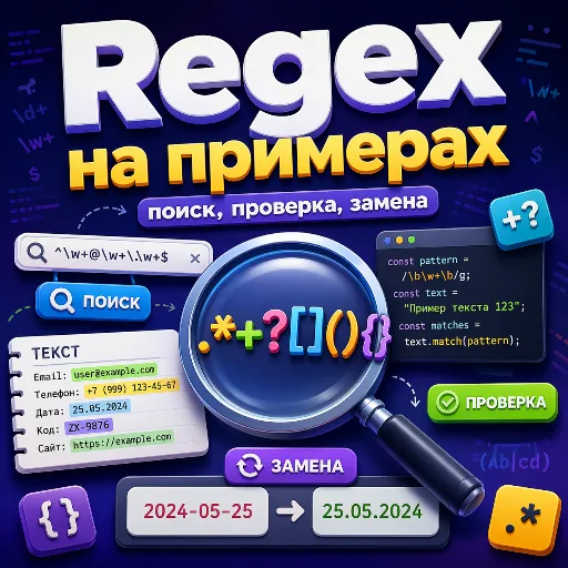 Regex на примерах: поиск, проверка, замена