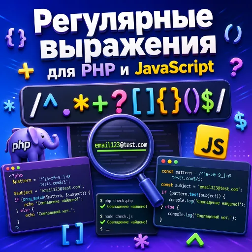 Регулярные выражения для PHP и JavaScript