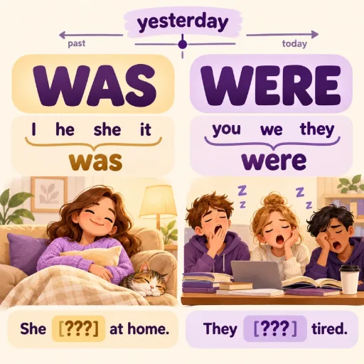 Was / Were - английский для начинающих