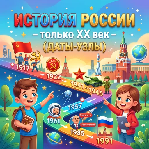 История России - только XX век (даты-узлы)