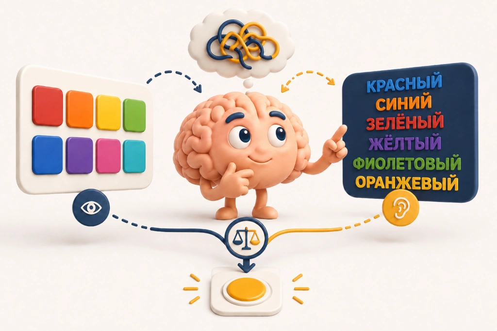 Как работает эффект Струпа