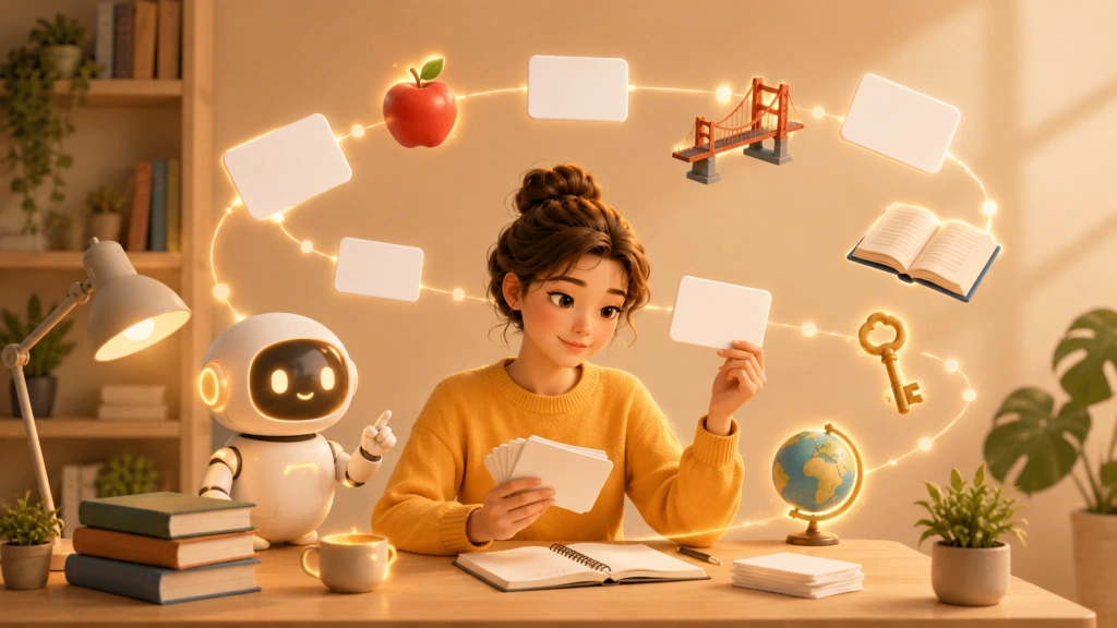 Изучение английских слов в Memoro через карточки и повторения