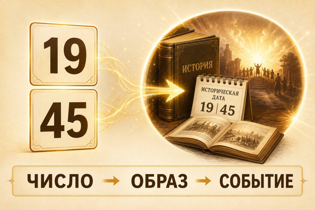 Числовые образы даты связаны с образом исторического события
