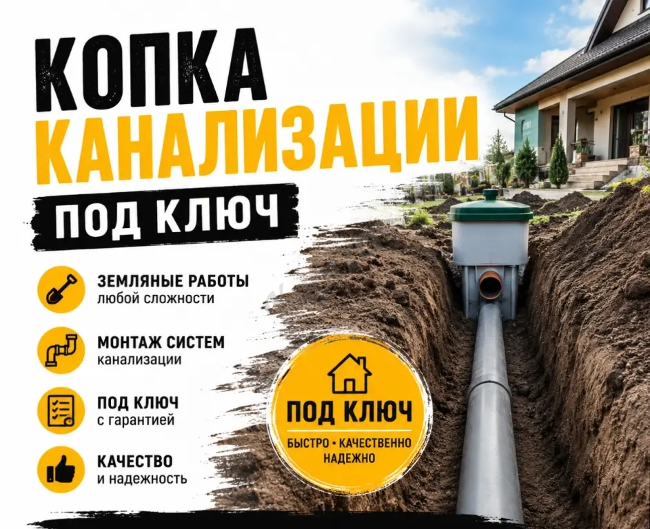 Копка канализации