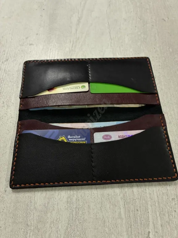 Кожаный кошелек. Лонгер