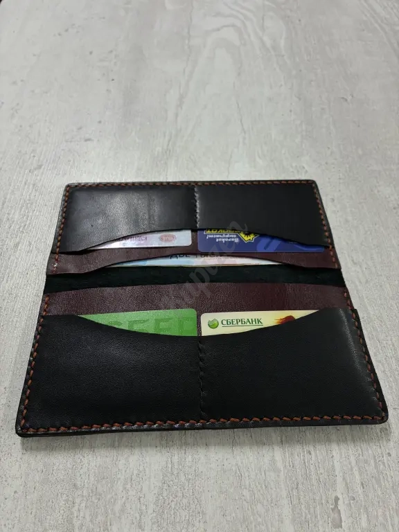 Кожаный кошелек. Лонгер