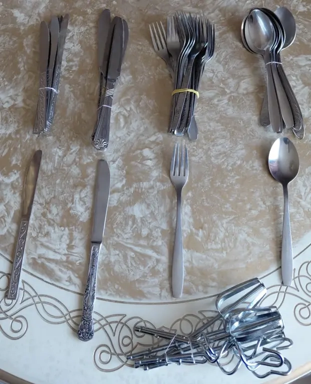 ложки ножи вилки