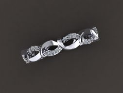 помолвочное кольцо 3D модель