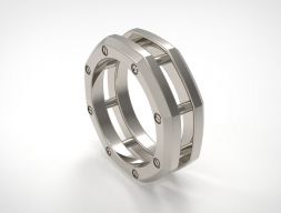 Rockford 2 Row Rings в размерах США 3D модель