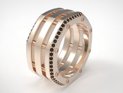 Rockford 3 Row With Diamond Rings в США 9 3D модель