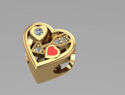 Шарик шарма со стрелой 3D модель