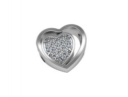 Бусина Сердца Пандоры тандем 3D модель