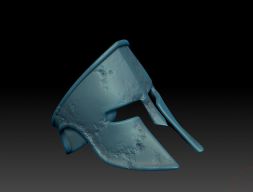 Кольцо маски спартанского шлема 3D модель