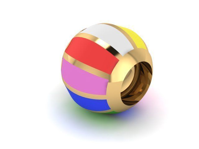 шарм веселых цветов 3D модель