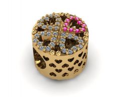 клевер из сердца шар шар 3D модель