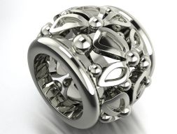 Цветочный шарм 3D модель