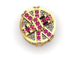 Подарочная коробка с шаром 3D модель