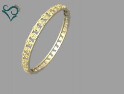 Золотые браслеты STL 3d модель 3D модель