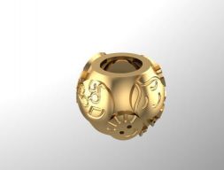 3D модель счастливого семейного шарма