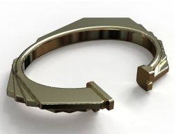 Восьмиугольный браслет 3D модель