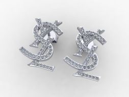 Серьги Diamond E43 3D модель