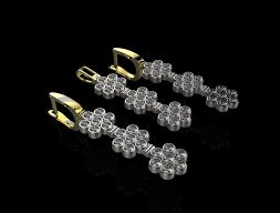 СЕРЬГИ пентанды N15 3D модель