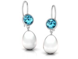 Аква Цветочная Серьга 3D модель