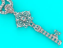 Копия ожерелья Tiffany end Co 3D модель