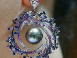 Серьга с жемчугом 3D модель