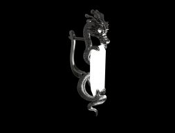 Серьги Дракон 3D модель