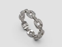 Цепное кольцо 03 3D модель